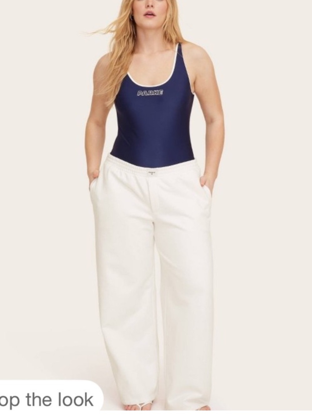 Parke x Target White Sweatpants Size Medium NWT